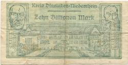 Dinslaken - Kreis - 9.11.1923 - 10 Billionen Mark