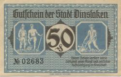Dinslaken - Stadt - 1.8.1920 - 50 Pfennig