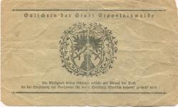 Dippoldiswalde - Stadt - 25.8.1923 - 500000 Mark