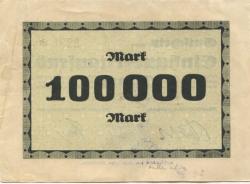 Dirlewang - Marktgemeinde - 10.8.1923 - 100000 Mark