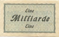 Dirlewang - Marktgemeinde - 10.10.1923 - 1 Milliarde Mark