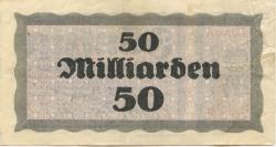 Dirlewang - Marktgemeinde - 10.10.1923 - 50 Milliarden Mark
