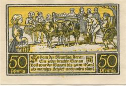 Ditfurt - Gemeinde - 1.7.1921 - 50 Pfennig