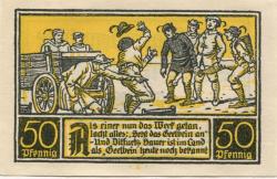 Ditfurt - Gemeinde - 1.7.1921 - 50 Pfennig