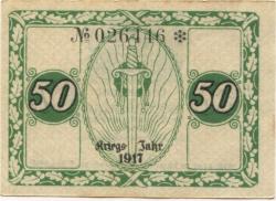 Döbeln - Amtshauptmannschaft - 1917 - 31.12.1918 - 50 Pfennig
