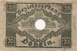 Döbeln - Amtshauptmannschaft - 8.11.1918 - 20 Mark