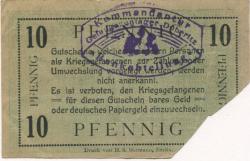 Döberitz (heute: Dallgow-Döberitz) - Gefangenenlager - -- - 10 Pfennig