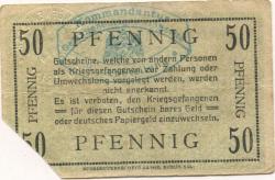 Döberitz (heute: Dallgow-Döberitz) - Gefangenenlager - -- - 50 Pfennig