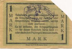 Döberitz (heute: Dallgow-Döberitz) - Gefangenenlager - -- - 1 Mark