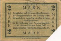 Döberitz (heute: Dallgow-Döberitz) - Gefangenenlager - -- - 2 Mark