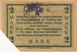 Döberitz (heute: Dallgow-Döberitz) - Gefangenenlager - -- - 2 Mark