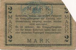 Döberitz (heute: Dallgow-Döberitz) - Gefangenenlager - -- - 2 Mark
