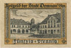 Domnau (heute: R-Domnowo) - 1.8.1921 - 50 Pfennig