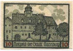 Dornburg - Stadt - 1.9.1921 - 10 Pfennig