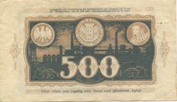 Dortmund und Hörde - Städte und Kreise - 20.9.1922 - 500 Mark