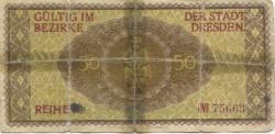 Dresden - Stadt - März 1917 - 31.10.1917 - 50 Pfennig 