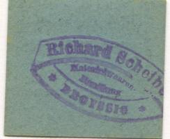 Droyßig - Scheibe, Richard, Materialwarenhandlung - -- - 50 Pfennig