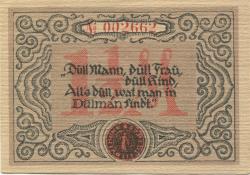 Dülmen - Stadt - 1.12.1921 - 1 1/2 Mark