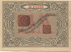 Dülmen - Stadt - 1.12.1921 - 2 1/2 Mark