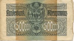 Düsseldorf - Landesbank der Rheinprovinz - 1.8.1923 - 500000 Mark