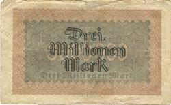 Düsseldorf - Landesbank der Rheinprovinz - 20.8.1923 - 3 Millionen Mark