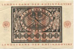 Düsseldorf - Landesbank der Rheinprovinz - 1.9.1923 - 10 Millionen Mark