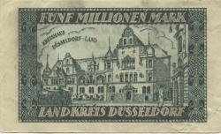Düsseldorf - Kreis - 29.8.1923 - 5 Millionen Mark