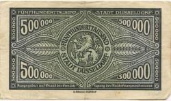 Düsseldorf - Stadt - 15.7.1923 - 500000 Mark