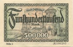 Düsseldorf - Stadt - 1.8.1923 - 500000 Mark