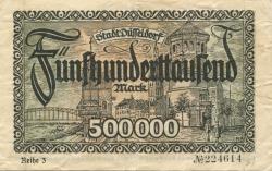 Düsseldorf - Stadt - 1.8.1923 - 500000 Mark