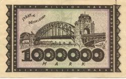Düsseldorf - Stadt - 15.8.1923 - 1 Million Mark
