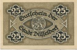 Düsseldorf - Stadt - 2.1.1918 - 31.3.1919 - 25 Pfennig