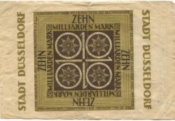 Düsseldorf - Stadt - 6.10.1923 - 1.4.1924 - 10 Milliarden Mark