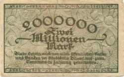 Düsseldorf - Arbeitgeber-Vereinigung für Düsseldorf und Umgegend eV - 13.8.1923 - 15.9.1923 - 2 Millionen Mark
