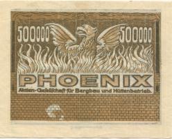 Düsseldorf - Phoenix AG für Bergbau und Hüttenbetrieb - 1.8.1923 - 500000 Mark