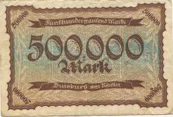 Duisburg - Stadt - 31.7.1923 - 500000 Mark