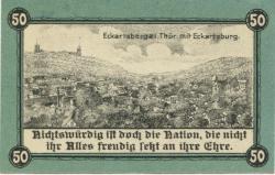 Eckartsberga - Stadt - 1.5.1921 - 50 Pfennig 