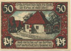 Eisbergen (heute: Porta Westfalica) - Spar- und Darlehnskasse - März 1921 - 50 Pfennig