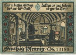 Eisbergen (heute: Porta Westfalica) - Spar- und Darlehnskasse - März 1921 - 50 Pfennig