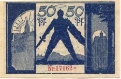 Eisenach - Stadt - 14.2.1918 - 31.12.1919 - 50 Pfennig