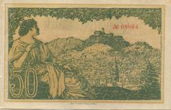 Eisenach - Stadt - 24.10.1918 - 1.2.1919 - 50 Mark