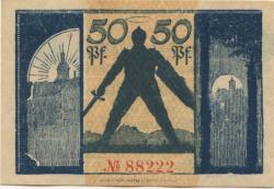 Eisenach - Stadt - 24.10.1918 - 31.12.1919 - 50 Pfennig