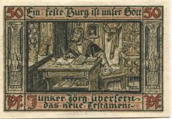 Eisenach - Stadt - - 31.5.1921 - 50 Pfennig