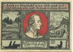 Eisenach - Dahms, Robert, Verlag - Herbst 1921 - 50 Pfennig