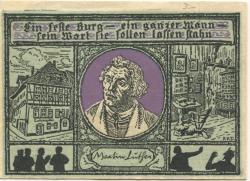 Eisenach - Dahms, Robert, Verlag - Herbst 1921 - 50 Pfennig
