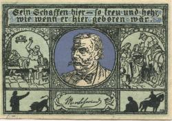 Eisenach - Dahms, Robert, Verlag - Herbst 1921 - 50 Pfennig