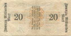 Eisenberg - Stadt - 26.10.1923 - 20 Milliarden Mark