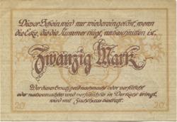 Eisleben - Mansfeld'sche Kupferschiefer bauende Gewerkschaft - - 31.5.1919 - 20 Mark