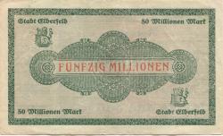 Elberfeld (heute: Wuppertal) - Stadt - 8.9.1923 - 50 Millionen Mark