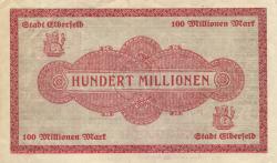 Elberfeld (heute: Wuppertal) - Stadt - 18.8.1923 - 5 Millionen Mark